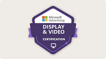 Display & Video certification badge.